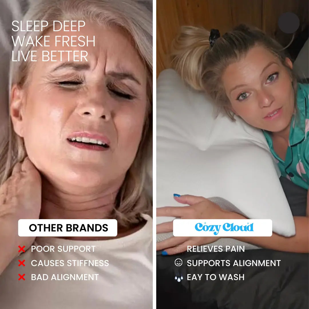 Cozy Cloud Ergonomic Sleep Pillow