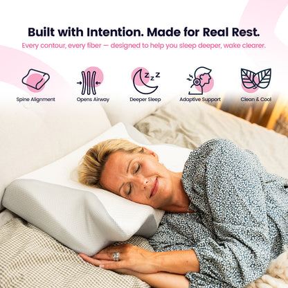 Cozy Cloud Ergonomic Sleep Pillow