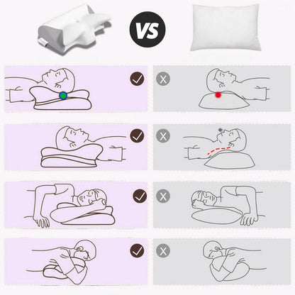Cozy Cloud Ergonomic Sleep Pillow